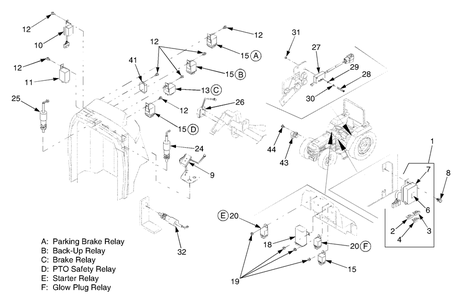 Part Location Diagram of DD-T4625-69281 Cub Cadet Label